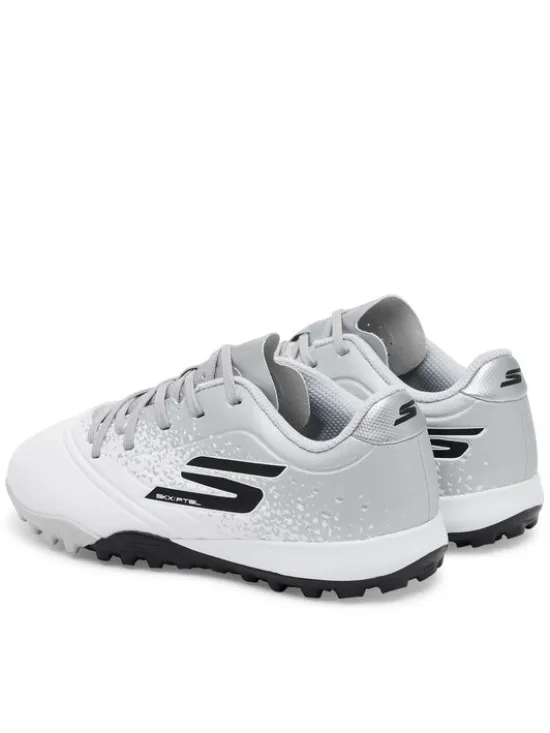 Skechers Buty do piłki nożnej Razor 1.5 Jr Youth Tf 252061L/WSL Biały