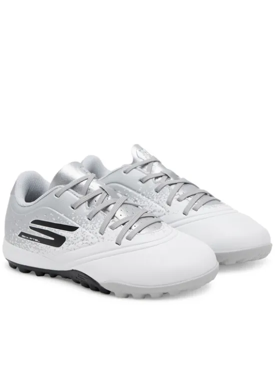 Skechers Buty do piłki nożnej Razor 1.5 Jr Youth Tf 252061L/WSL Biały