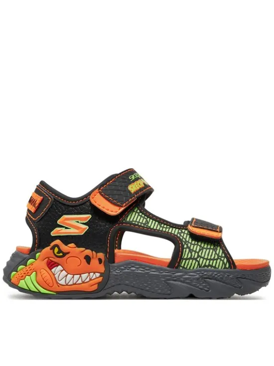 Skechers Sandały Creature-Splash- 400614L/BKOR Czarny