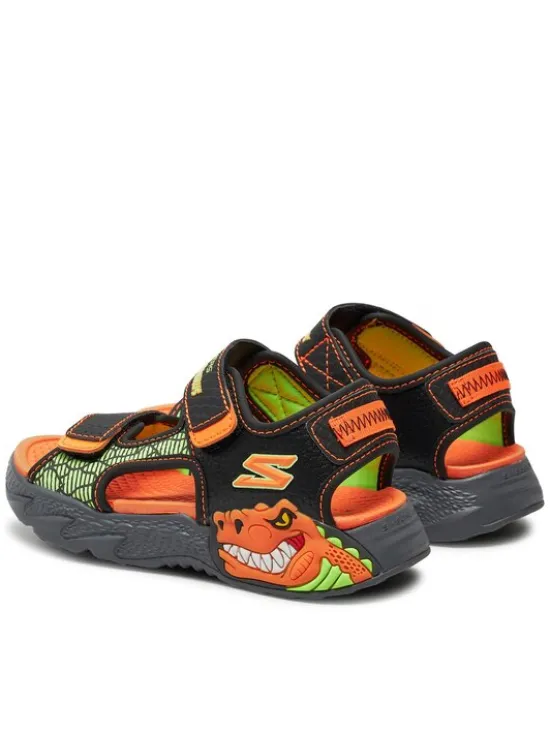Skechers Sandały Creature-Splash- 400614L/BKOR Czarny