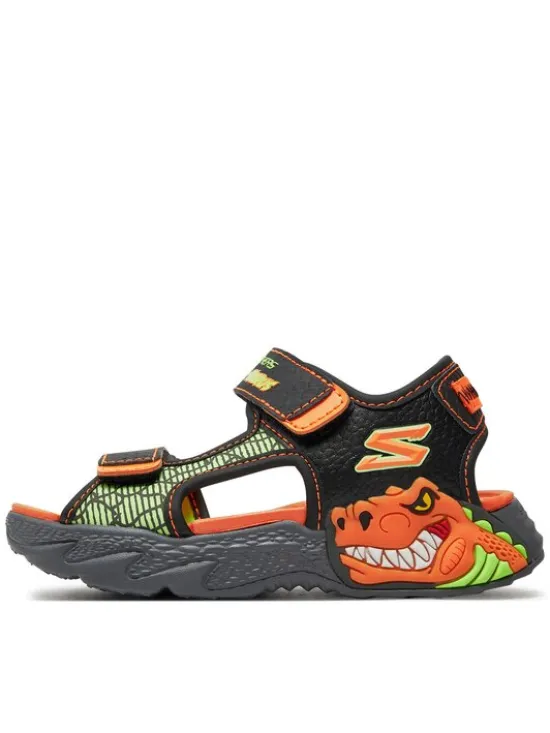Skechers Sandały Creature-Splash- 400614L/BKOR Czarny