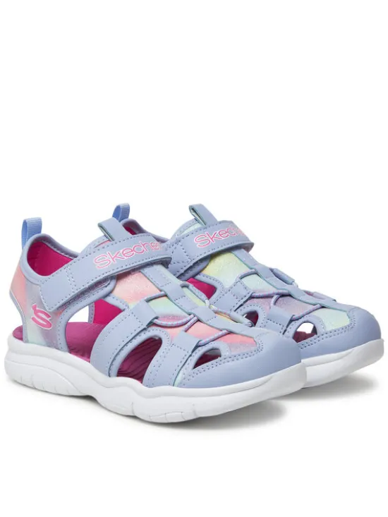 Skechers Sandały Flex Splash-Daylight Shimmer 303276L/LVHP Fioletowy