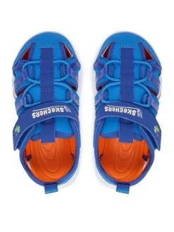 Skechers Sandały Infants' Play Scene Splash 407041N/LTBL Niebieski