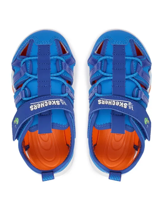 Skechers Sandały Infants' Play Scene Splash 407041N/LTBL Niebieski