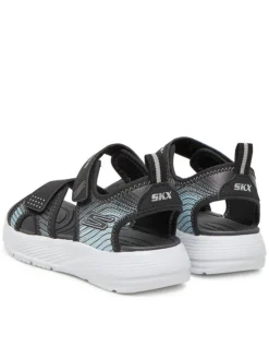 Skechers Sandały Microspec-Splash- 407034L/BKSL Czarny