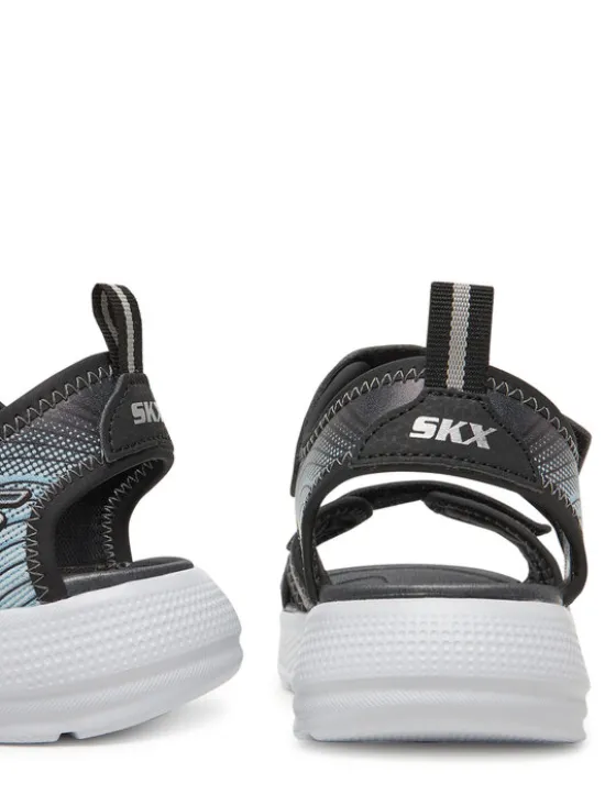 Skechers Sandały Microspec-Splash- 407034L/BKSL Czarny
