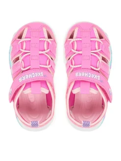 Skechers Sandały Play Scene Splash - Cute Crew 303162N/PKLP Różowy