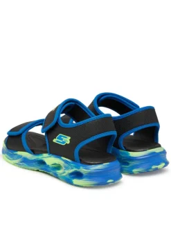 Skechers Sandały Skechers S-Lights: Sola Glow Sandal - Fusion Brights Czarny