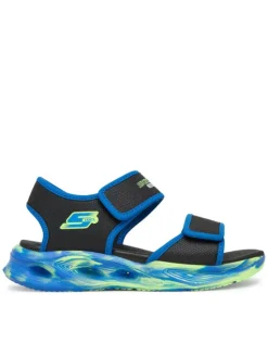 Skechers Sandały Skechers S-Lights: Sola Glow Sandal - Fusion Brights Czarny