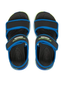 Skechers Sandały Skechers S-Lights: Sola Glow Sandal - Fusion Brights Czarny