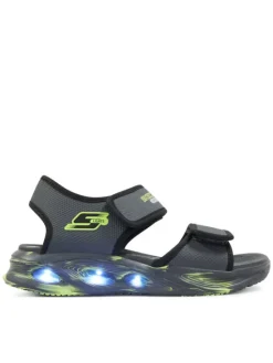 Skechers Sandały Skechers S-Lights: Sola Glow Sandal - Fusion Brights Szary