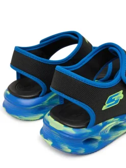 Skechers Sandały S-Lights: Sola Glow Sandal - Fusion Brights 407032L/BKBL Czarny