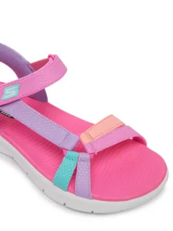 Skechers Sandały Slip-Ins: Go Walk Flex Sandal - Lots Of Sol 303028L/MLT Fioletowy