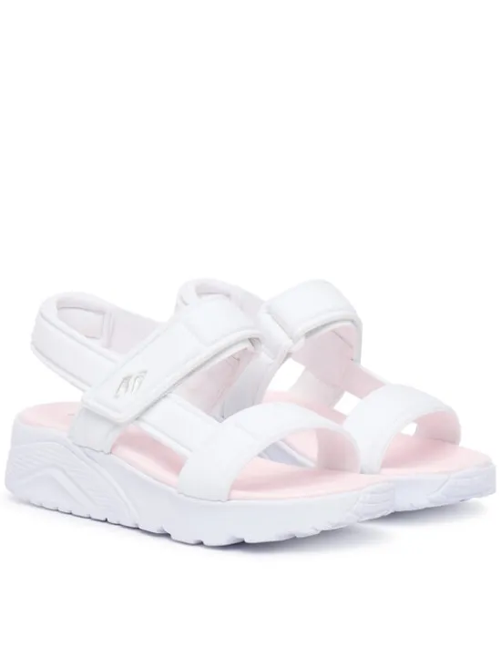 Skechers Sandały Street Uno Lite Sandal 310372L/WHT Biały