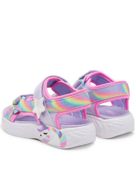 Skechers Sandały Unicorn Dreams Sandal-Dreamy Unicorns 303107L/LVMT Fioletowy