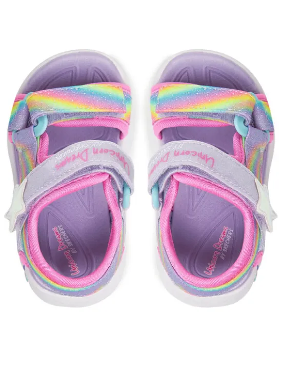 Skechers Sandały Unicorn Dreams Sandal-Dreamy Unicorns 303107N/LVMT Fioletowy