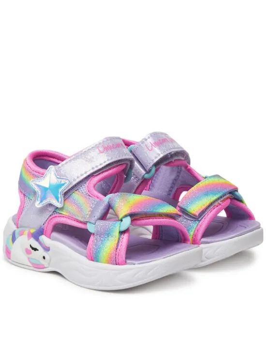 Skechers Sandały Unicorn Dreams Sandal-Dreamy Unicorns 303107N/LVMT Fioletowy