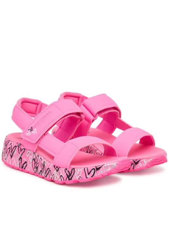 Skechers Sandały Uno Lite Sandal 314094L/HPMT Różowy