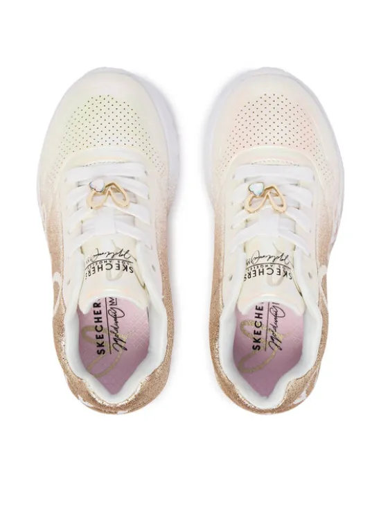 Skechers Sneakersy Jgoldcrown: Uno Lite - Heartdust Forever 310814L Złoty