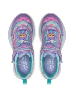 Skechers Sneakersy Jumpsters - Cutie Critters 302363L/LVMT Fioletowy