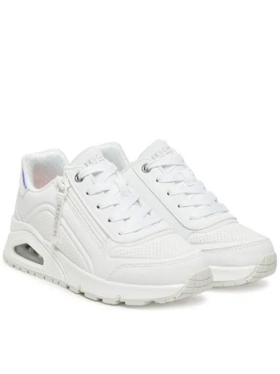 Skechers Sneakersy Uno Gen1-Zip And Stride 310554L/WHT Biały