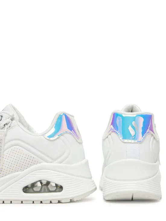 Skechers Sneakersy Uno Gen1-Zip And Stride 310554L/WHT Biały