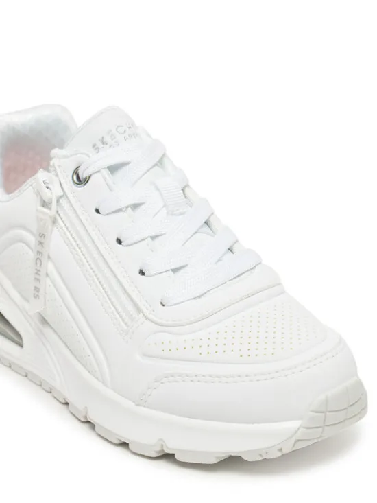 Skechers Sneakersy Uno Gen1-Zip And Stride 310554L/WHT Biały