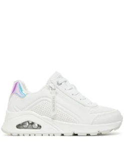 Skechers Sneakersy Uno Gen1-Zip And Stride 310554L/WHT Biały