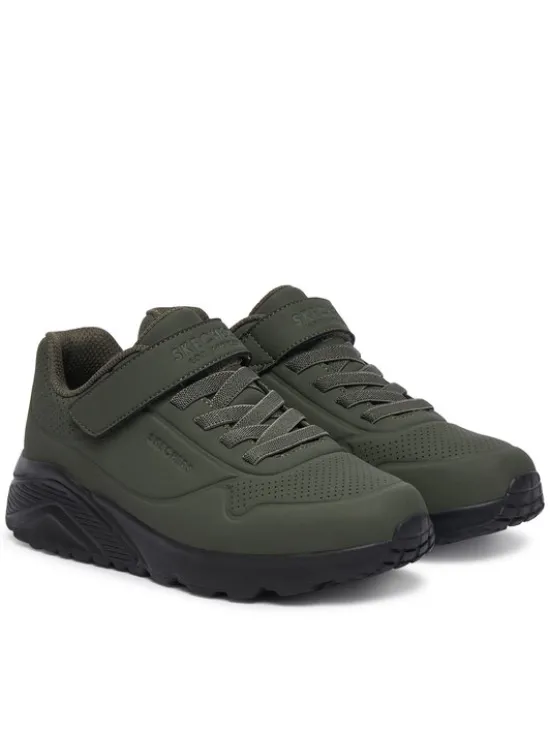 Skechers Sneakersy Uno Lite Vendox 403695L Zielony ciemny