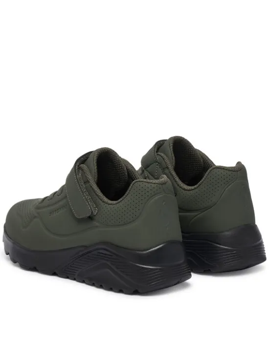 Skechers Sneakersy Uno Lite Vendox 403695L Zielony ciemny