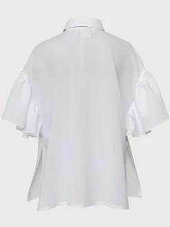 SLY Bluzka 3S-112 Biały Classic Fit