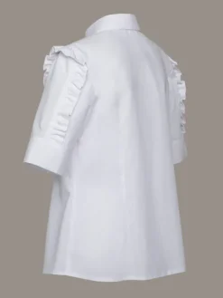 SLY Bluzka 4S-104 Biały Comfortable Fit