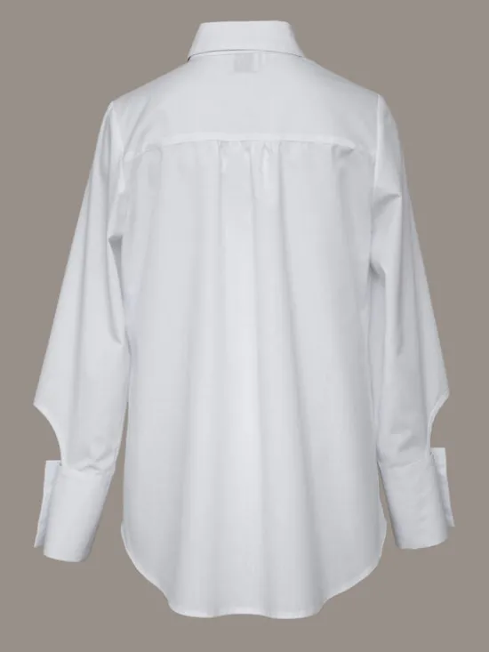 SLY Koszula 4S-109 Biały Comfortable Fit