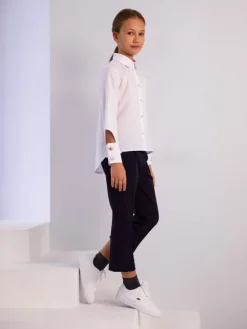 SLY Koszula 4S-109 Biały Comfortable Fit