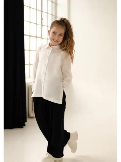 SLY Spodnie materiałowe 5S-402A Czarny Comfortable Fit