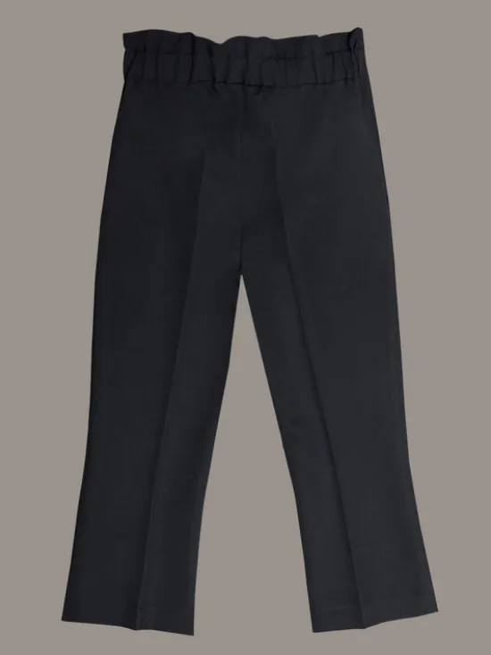 SLY Spodnie materiałowe 4S-401A Czarny Comfortable Fit