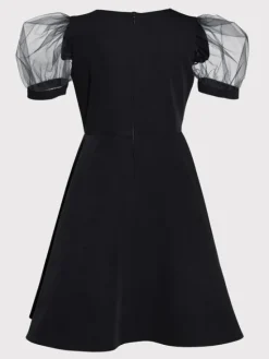 SLY Sukienka 3S-203A Czarny Comfortable Fit