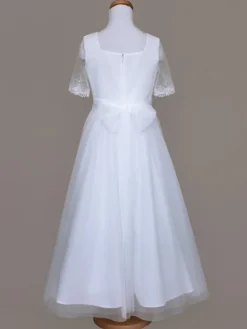 SLY Sukienka 5SM-03A Biały Comfortable Fit