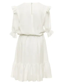 SLY Sukienka 3SM-23 Écru Comfortable Fit