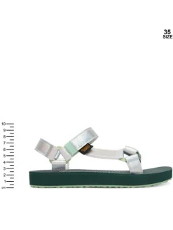 Teva Sandały Original Universal Shine 1173895C Srebrny