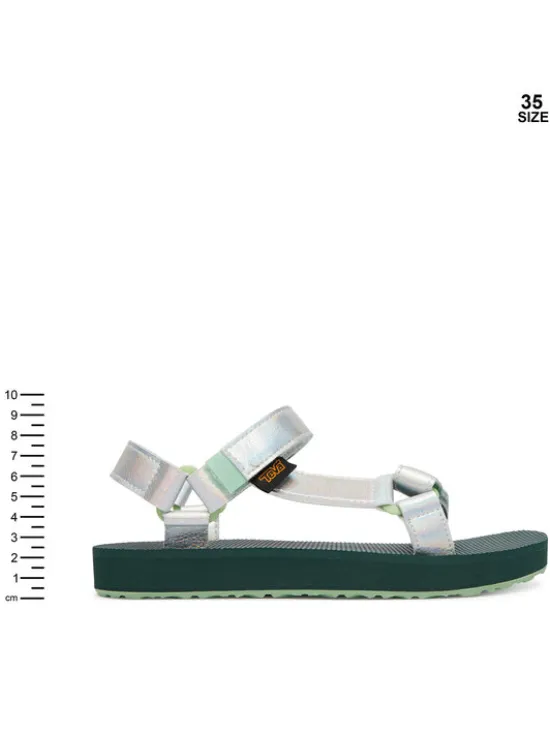 Teva Sandały Original Universal Shine 1173895C Srebrny