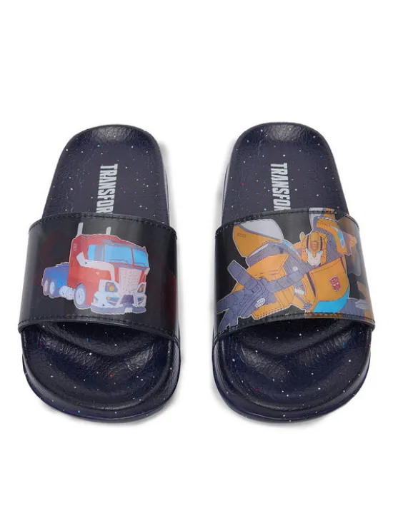TRANSFORMERS Klapki CEO-CP90-SS26-221TF Granatowy