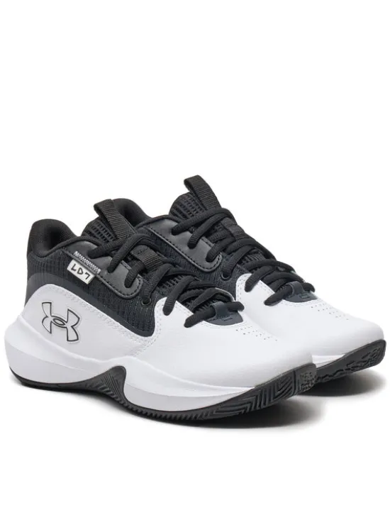 Under Armour Buty do koszykówki Grade School UA Lockdown 7 3028513 Biały