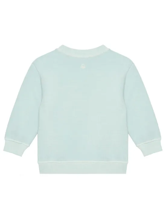 United Colors Of Benetton Bluza 3WITG10J4 Niebieski Relaxed Fit