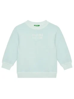 United Colors Of Benetton Bluza 3WITG10J4 Niebieski Relaxed Fit