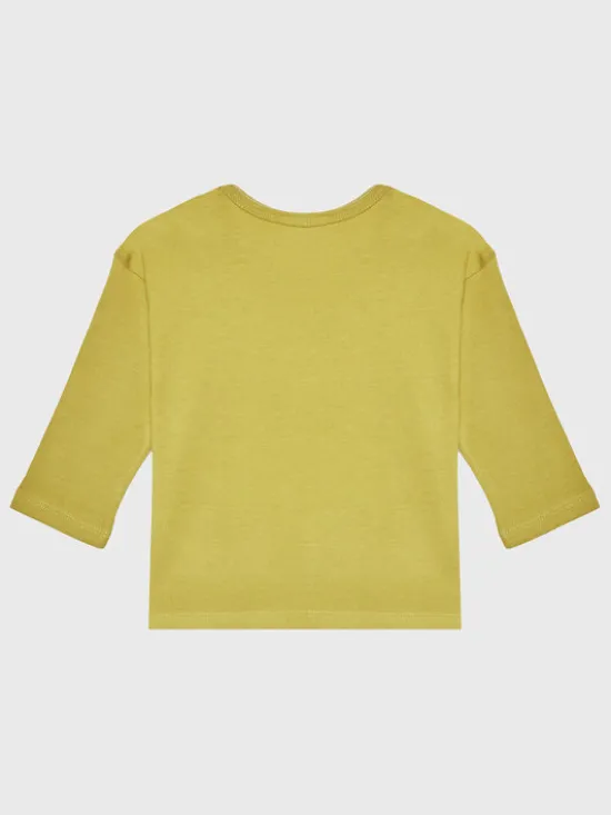 United Colors Of Benetton Bluzka 3ATNA101R Zielony Regular Fit