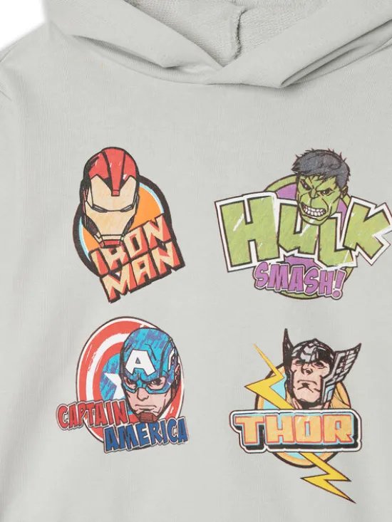 United Colors Of Benetton Bluza 3PQMG2012 Szary Regular Fit