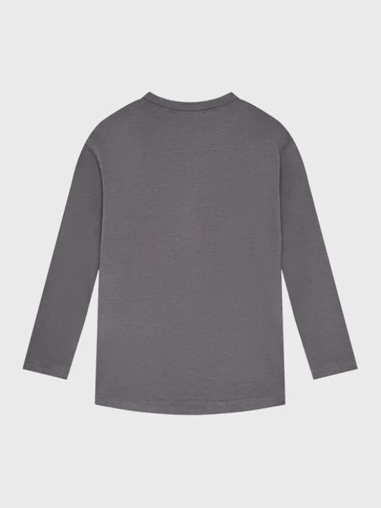 United Colors Of Benetton Bluzka 3YN4G106D Szary Regular Fit