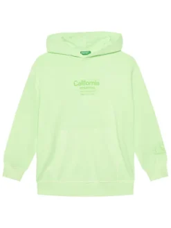 United Colors Of Benetton Bluza 3WITC204G Zielony Relaxed Fit
