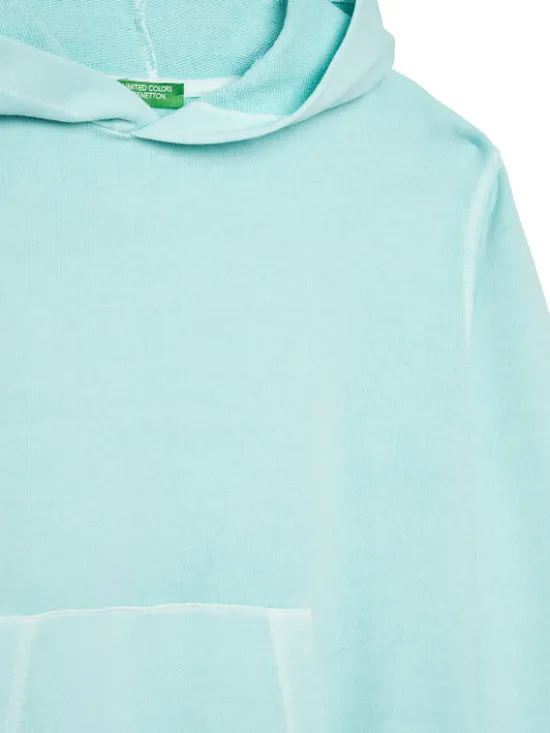United Colors Of Benetton Bluza 3WITC204G Niebieski Relaxed Fit